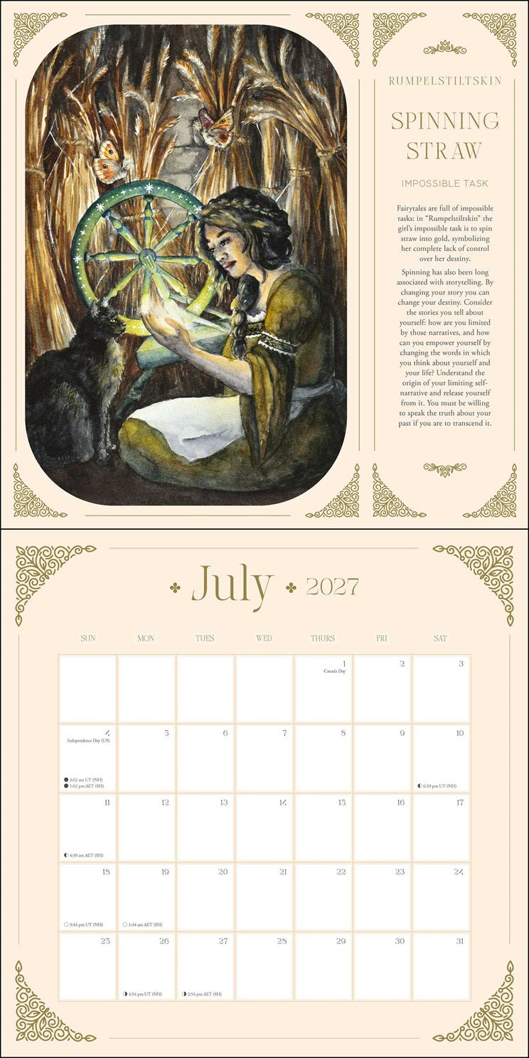 2027 Fairytale Wall Calendar 12x12 20 9781922468352_3
