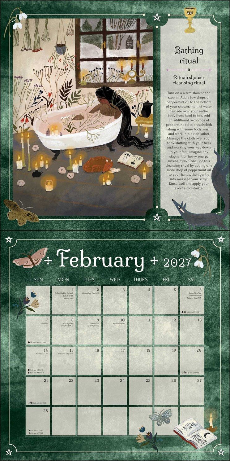 2027 Seasons of the Witch Wall Calendar 12x12 20 9781922468482_1