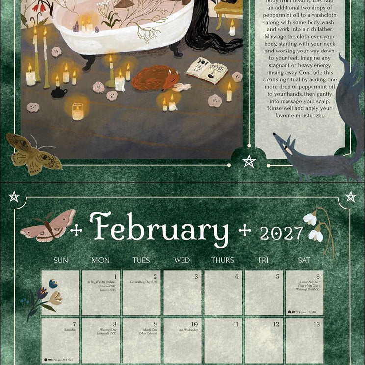 2027 Seasons of the Witch Wall Calendar 12x12 20 9781922468482_1
