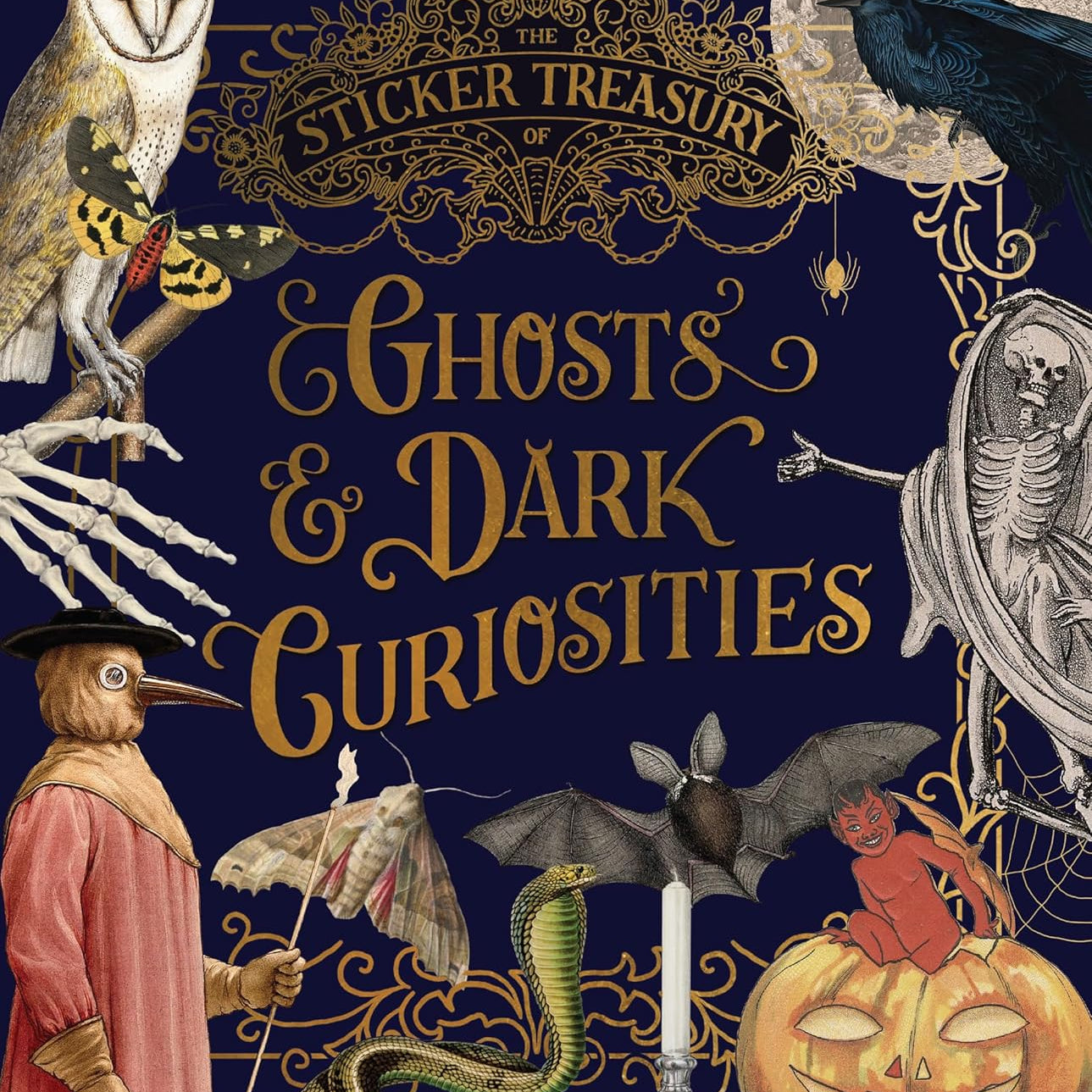 The Sticker Treasury Of Ghosts & Dark Curiosities by Smith Street Books 9781923239371