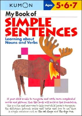 Kumon by My Book Of Simple Sentences 9781933241050
