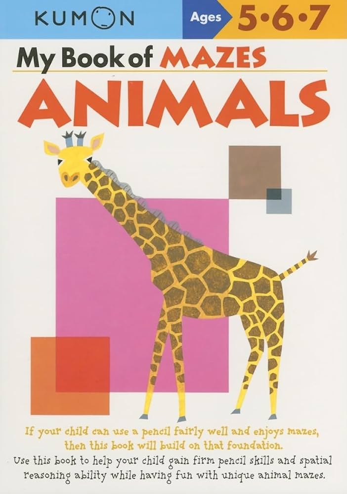 My Book Of Mazes: Animals by Kumon 9781933241258