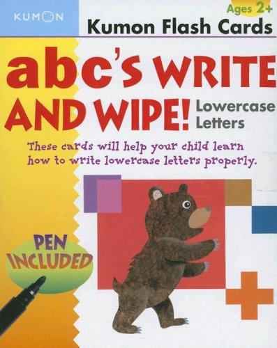 Abc's Lowercase Write & Wipe! by Kumon 9781933241449