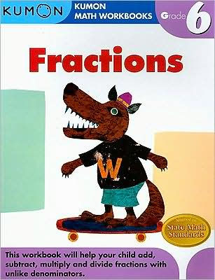 Grade 6 Fractions by Kumon 9781933241609