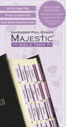Majestic Bible Tabs Lavender by Claire. Ellie 9781934770825_064ee399-8680-4755-8e75-ccad99c8e2c3