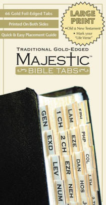 Majestic Bible Tabs Traditional Gold by Claire. Ellie 9781934770931_ac748c33-d9a1-4dfb-b547-44081a2a8859