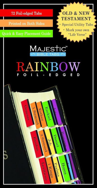 Majestic Rainbow Bible Tabs by Claire. Ellie 9781934770979