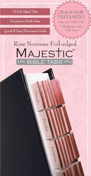 Majestic Rose Nouveau Foil-Edged Bible Tabs by Claire. Ellie 9781934770986