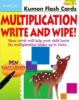 Multiplication Write & Wipe! by Kumon 9781934968918