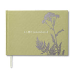 A Life Remembered: A Memorial Guest Book 50 9781935414292
