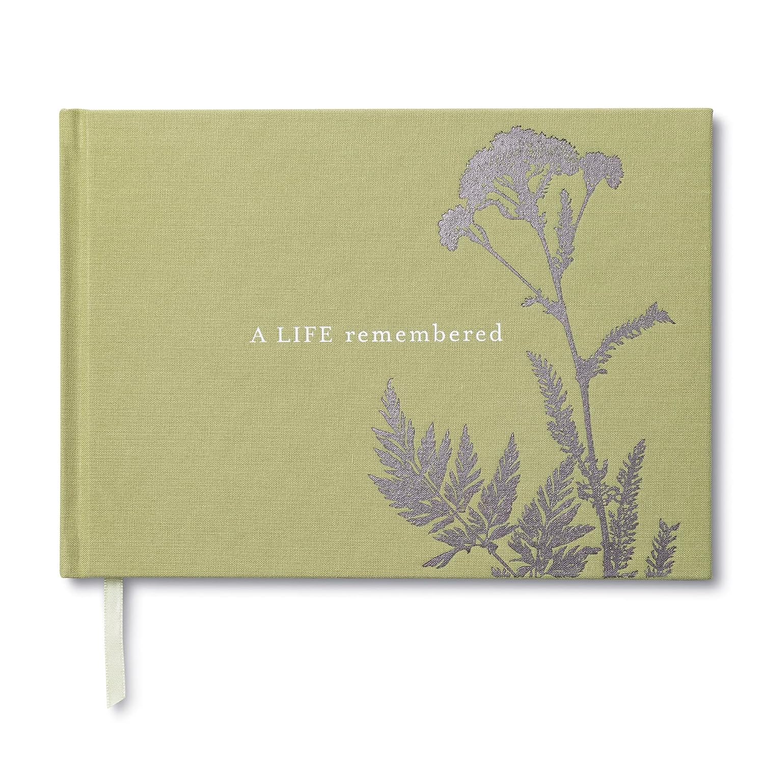 A Life Remembered: A Memorial Guest Book 50 9781935414292