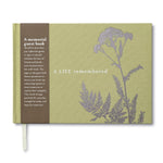 A Life Remembered: A Memorial Guest Book 50 9781935414292_3_8cf92d27-21fc-4289-956a-624a83802bb0