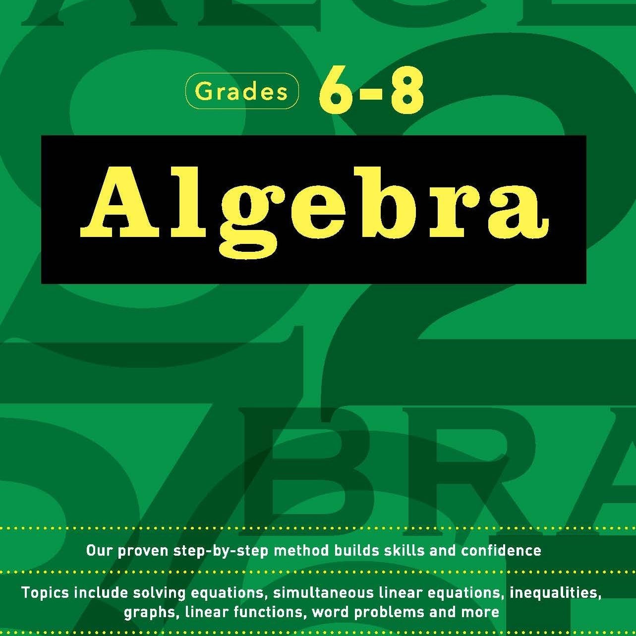 Algebra Grades 6-8 by Kumon 9781941082584