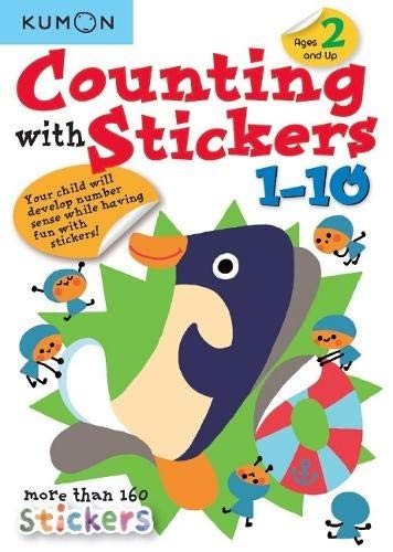 Kumon by Counting With Stickers 1-10 9781941082751_0497e65c-15fb-47be-ad23-59db76710615