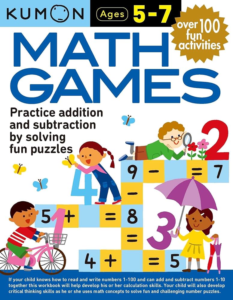 Math Games Ages 5-7 by Kumon 9781941082911