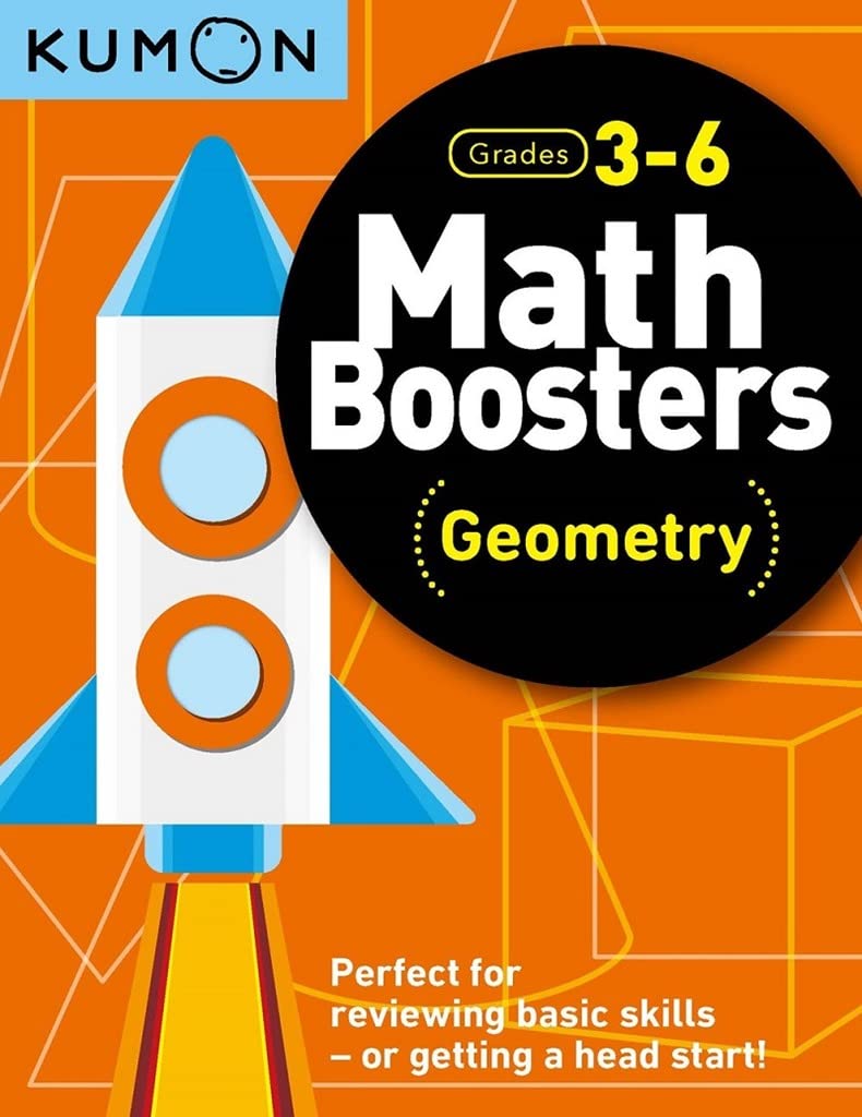 Math Boosters Geometry Grades 3-6 by Kumon 9781941082928