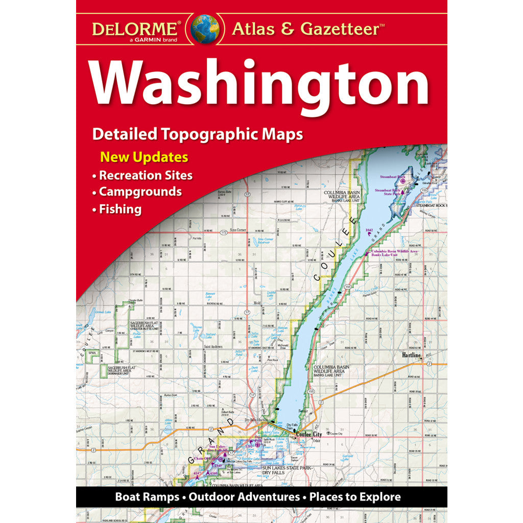 Delmorme Atlas & Gazetteer: Washington by Rand Mcnally 9781946494801