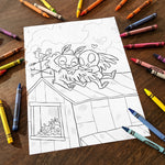 Hazy Dell Cryptids! Coloring Book by Borio. Laura 20 9781948931540_1