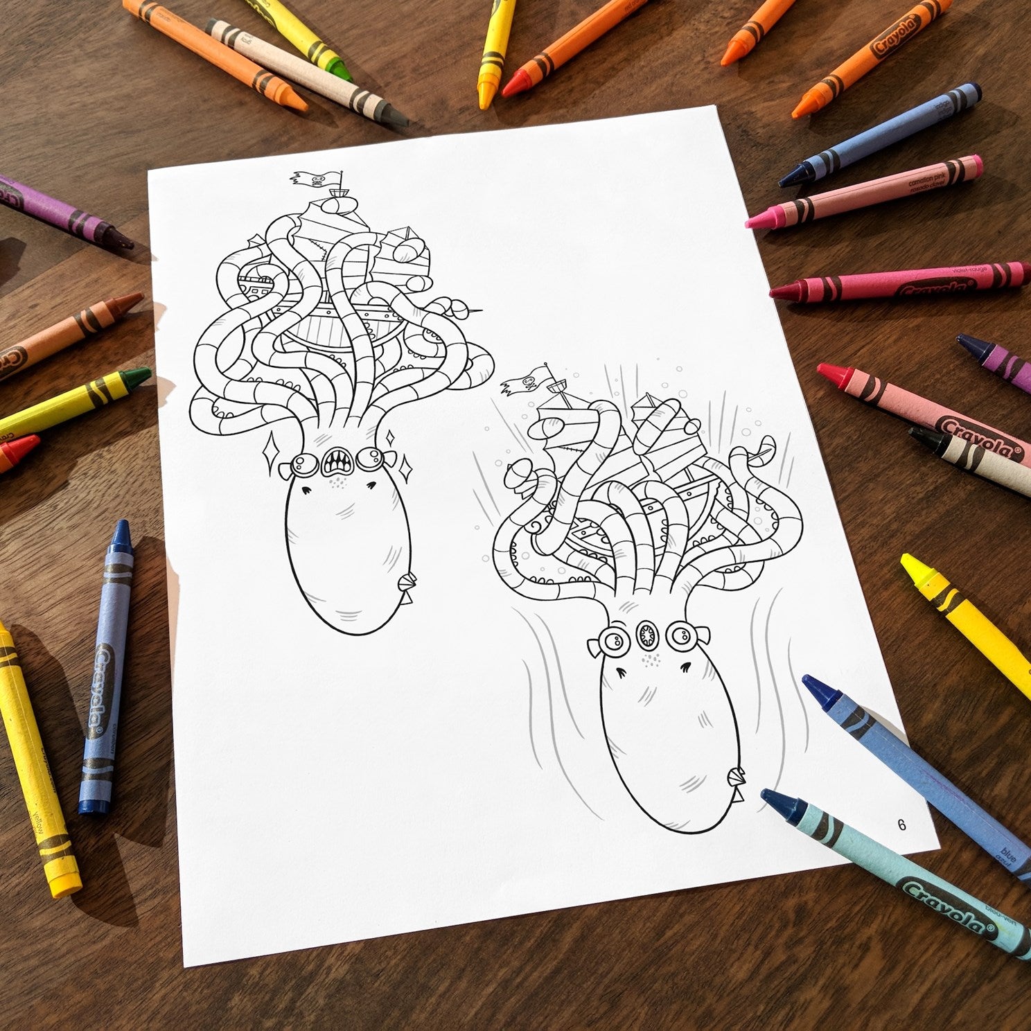 Hazy Dell Cryptids! Coloring Book by Borio. Laura 20 9781948931540_2