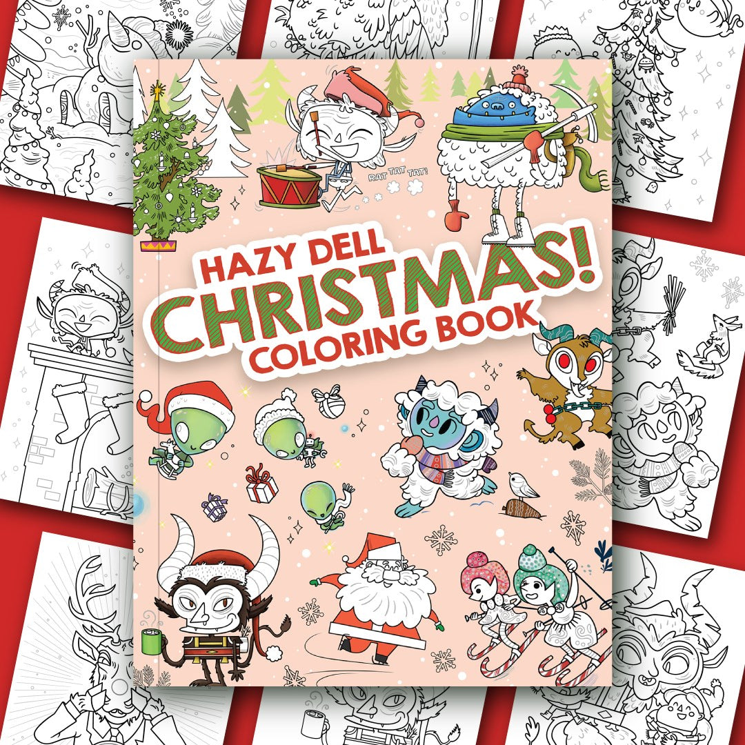 Hazy Dell Christmas! Coloring Book by Borio. Laura 20 9781948931595_1