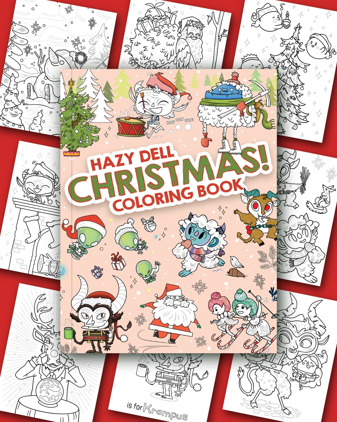 Hazy Dell Christmas! Coloring Book by Borio. Laura 20 9781948931595_1