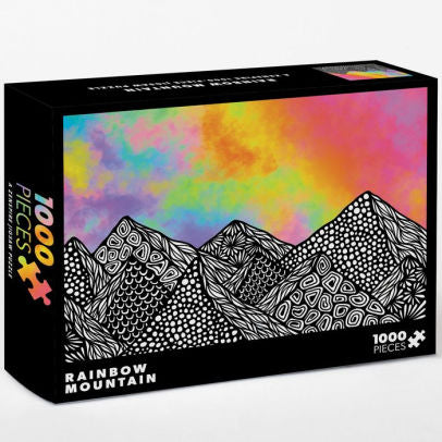 Rainbow Mountain: A Zenspire 1000-Piece Puzzle For Adults - Thompson, Brita Lynn 9781950968640_9ca305cf-e229-4c5e-8228-1a7224c5cc86