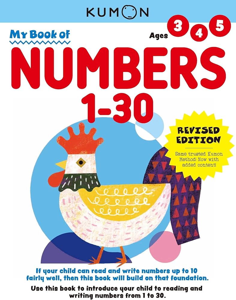 My Book Of Numbers 1-30 by Kumon 9781953845030