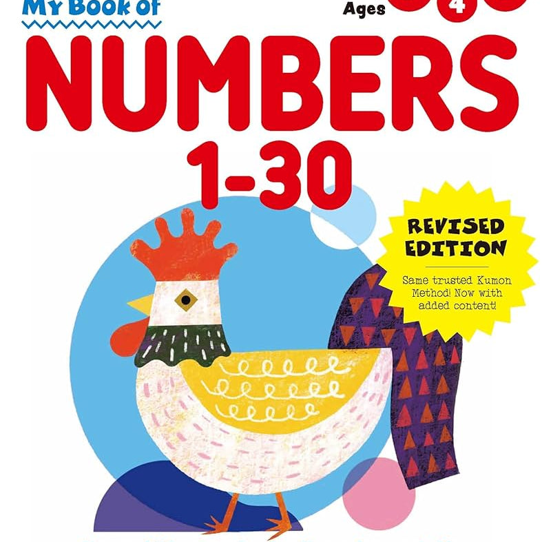 My Book Of Numbers 1-30 by Kumon 9781953845030