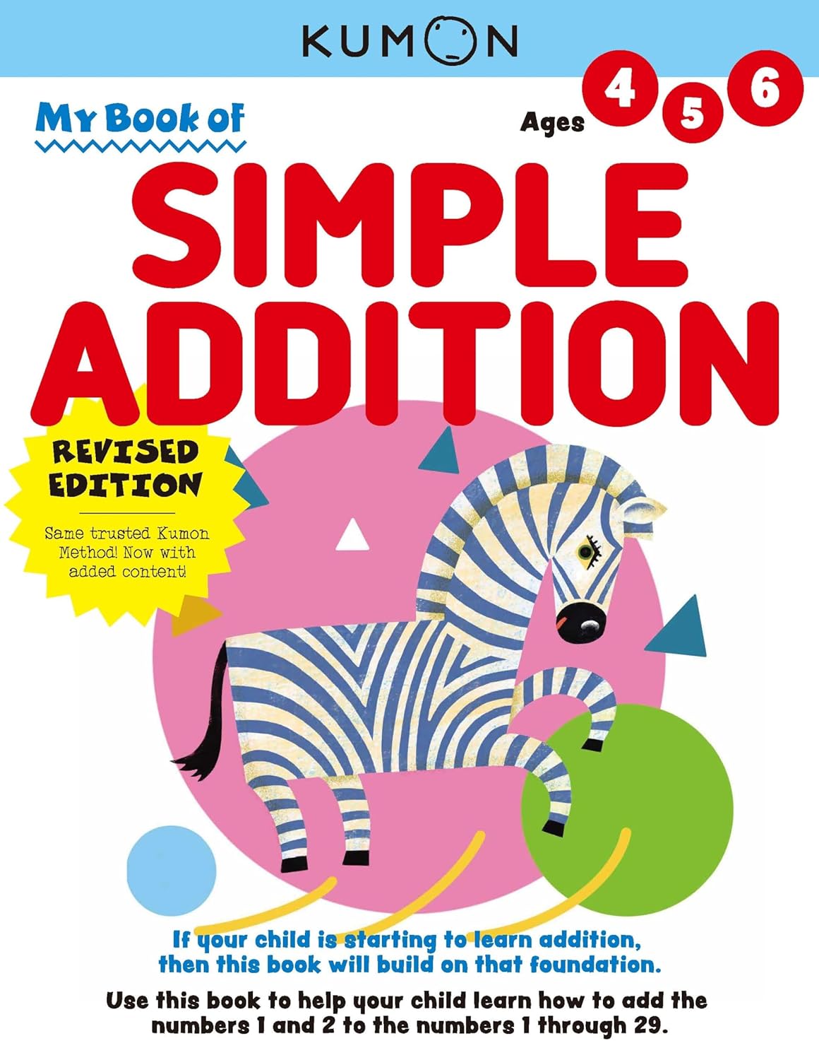 My Book Of Simple Addition by Kumon 9781953845054
