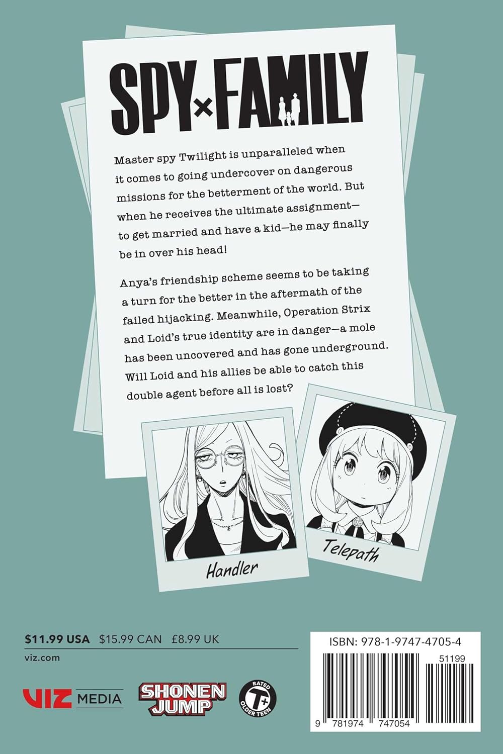 Spy X Family, Vol. 12 by Endo, Tatsuya 9781974747054_1