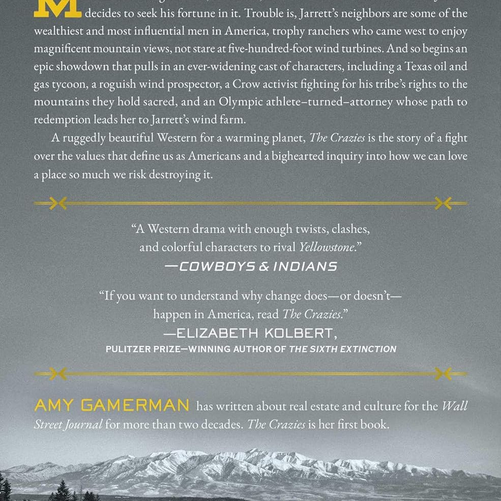 The Crazies: The Cattleman, The Wind Prospector, And A War Out West by Gamerman 20 9781982158187_1_85f7d758-4fe0-470e-94fe-c9c5ca4b0268