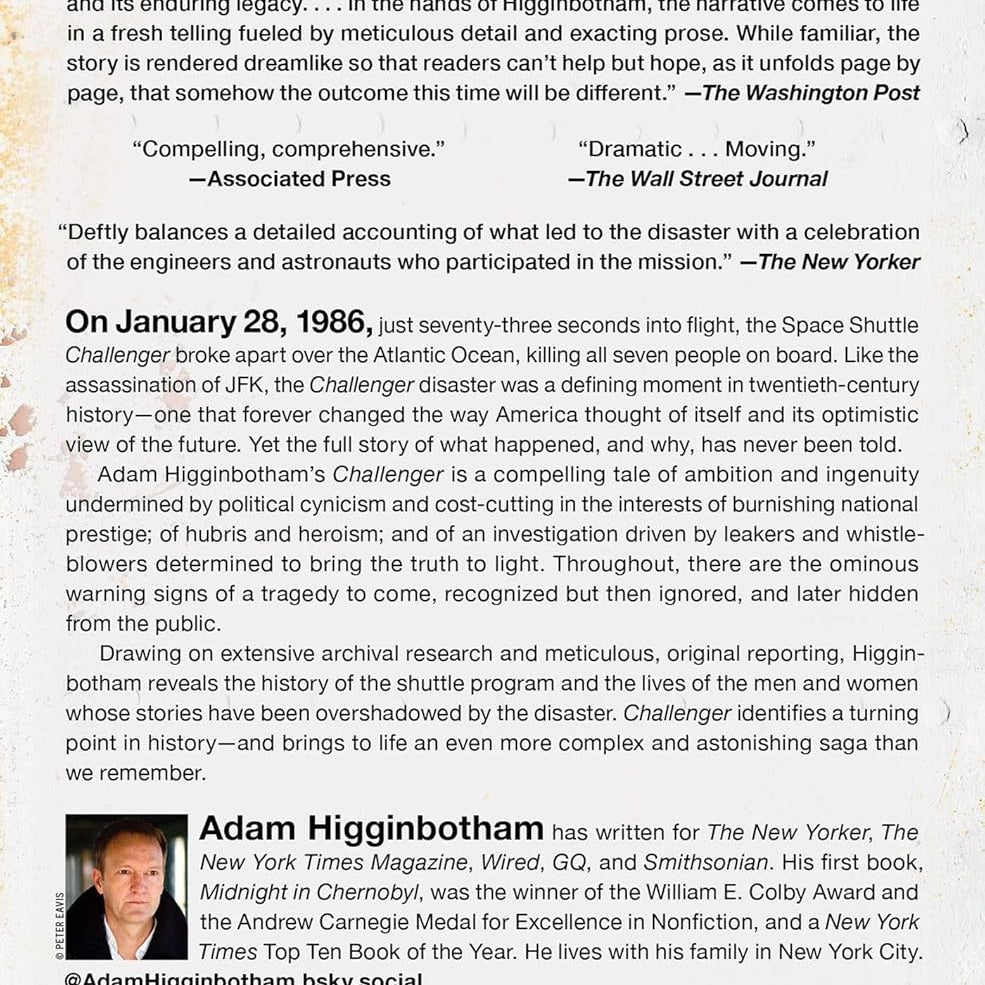 Challenger: A True Story Of Heroism And Disaster... by Higginbotham. Adam 20 9781982176624_1