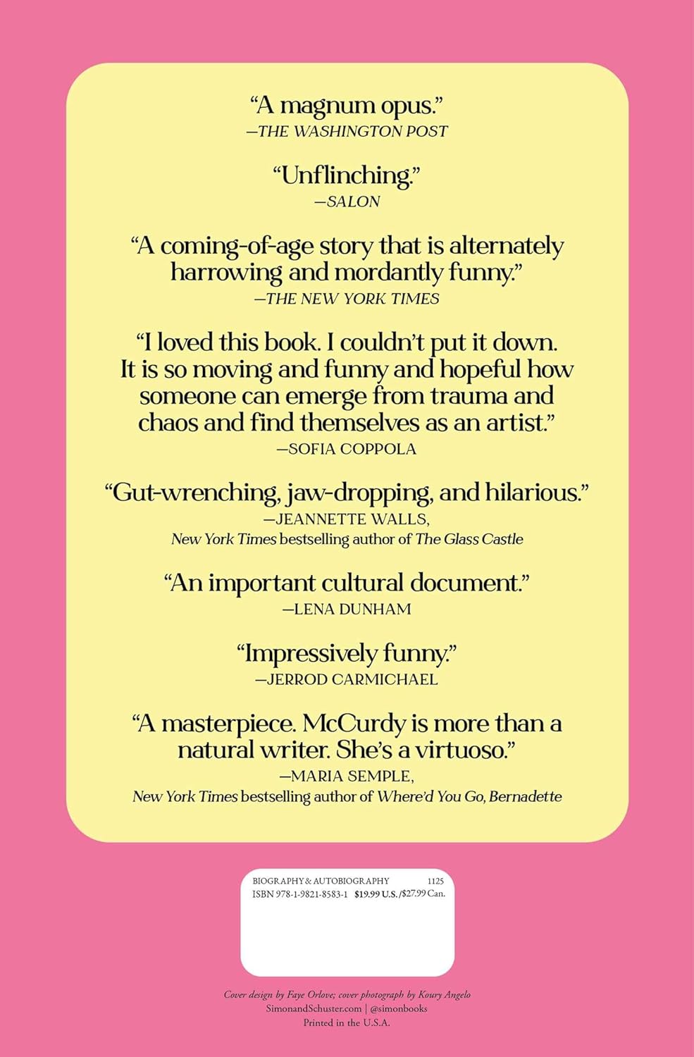I'm Glad My Mom Died (Paperback) by Mccurdy. Jennette 20 9781982185831_1