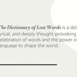 The Dictionary Of Lost Words by Williams, Pip 9781984820747_1