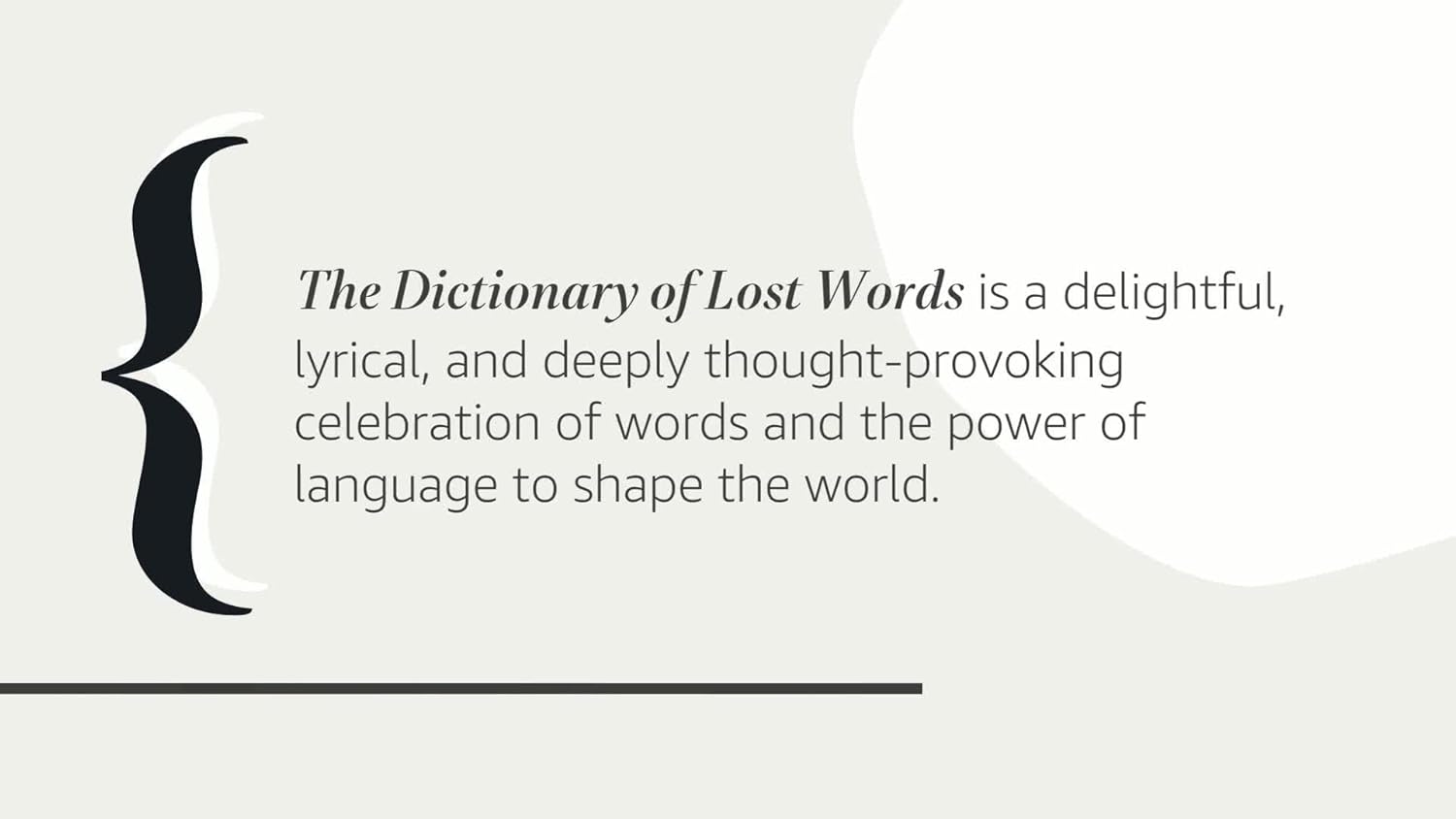 The Dictionary Of Lost Words by Williams, Pip 9781984820747_1