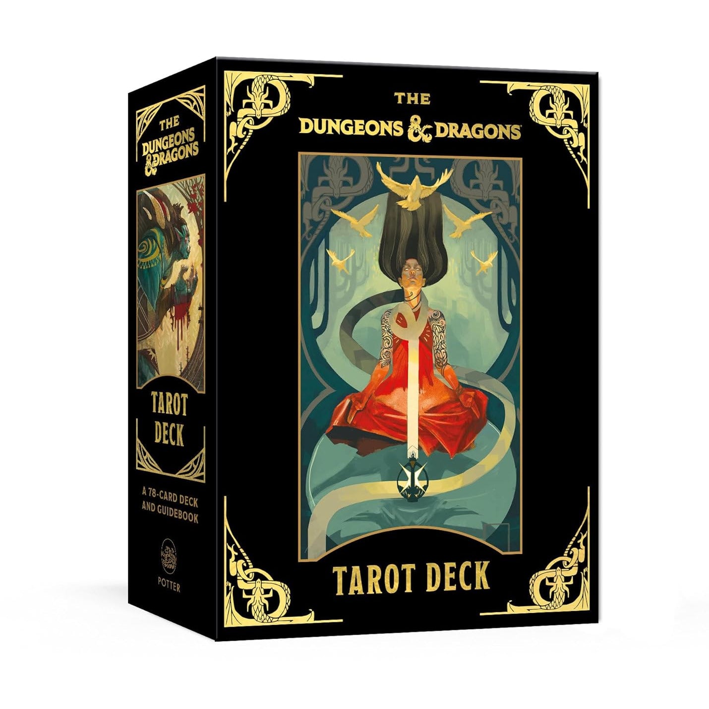 The Dungeons And Dragons Tarot Deck by Gissubel. Fred 9781984824660_f558105c-ba83-4ec8-9f6e-594da9bd55a4