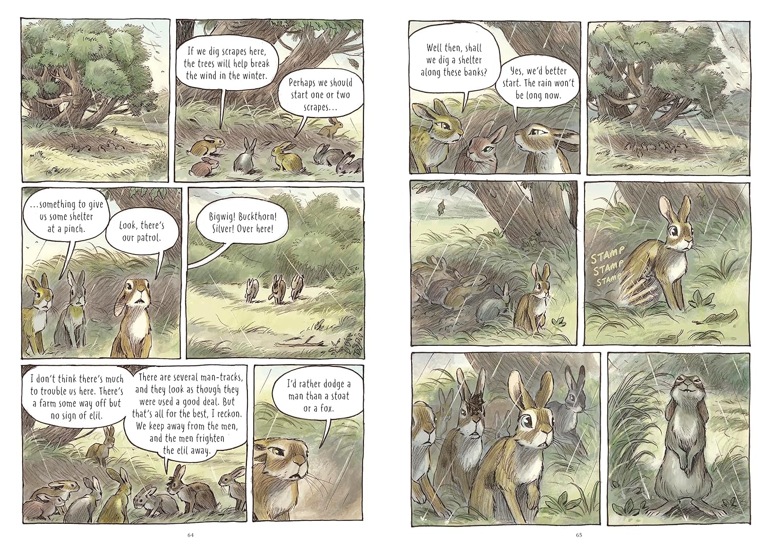 Watership Down: The Graphic Novel by Adams, Richard ; Sturm, James ; Sutphin, Jo 9781984857200_5