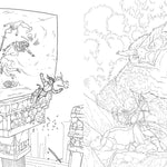 The Dungeons & Dragons Coloring Book: 80 Adventurous Line Drawings by Official D 9781984862198_2