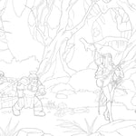 The Dungeons & Dragons Coloring Book: 80 Adventurous Line Drawings by Official D 9781984862198_3