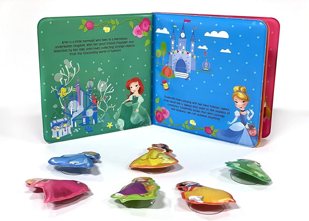 Disney Princess Bathtime Book by Phidal Publishing 9782764349731