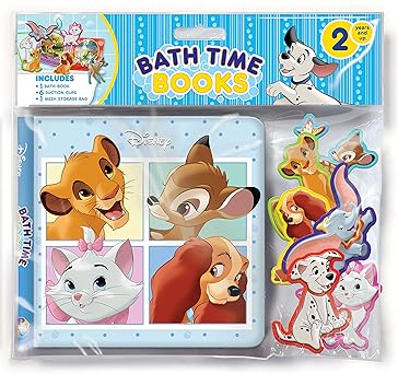 Disney Animals Bathtime Book by Phidal Publishing 20 9782764354841