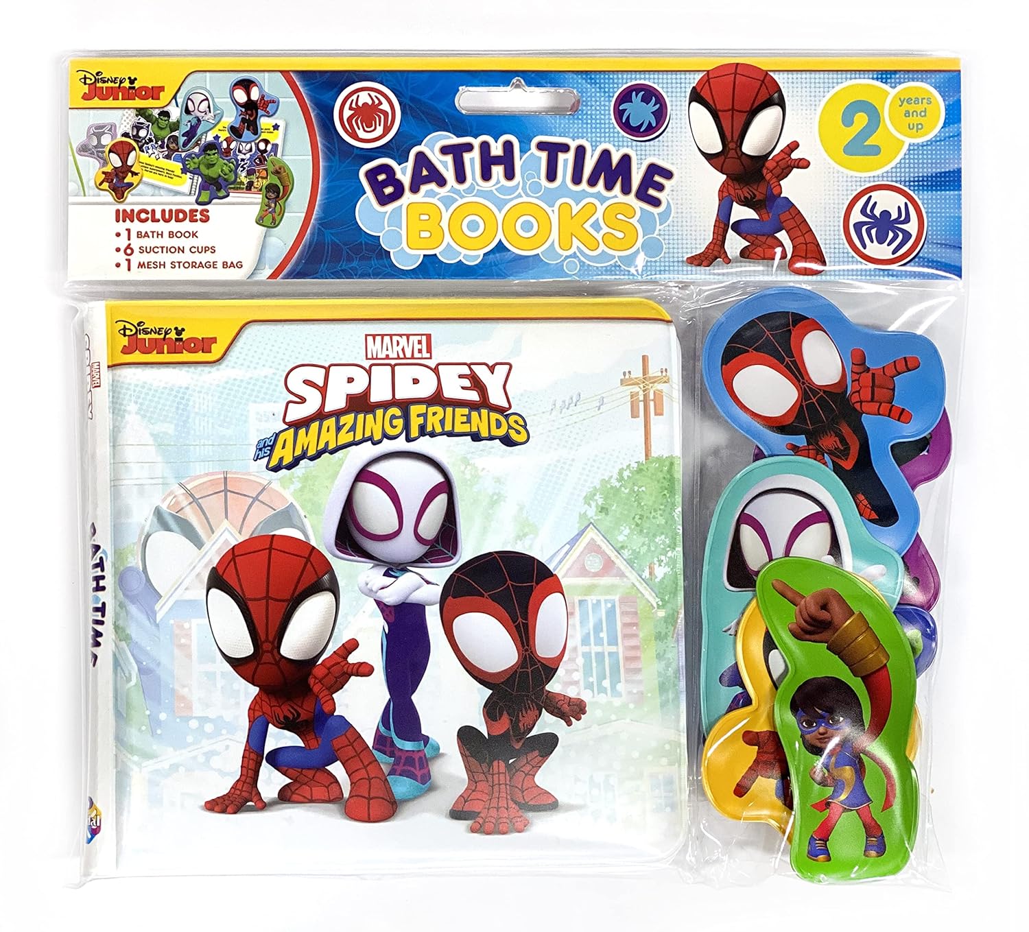 Marvel Spidey Bathtime Book by Phidal Publishing 20 9782764354865