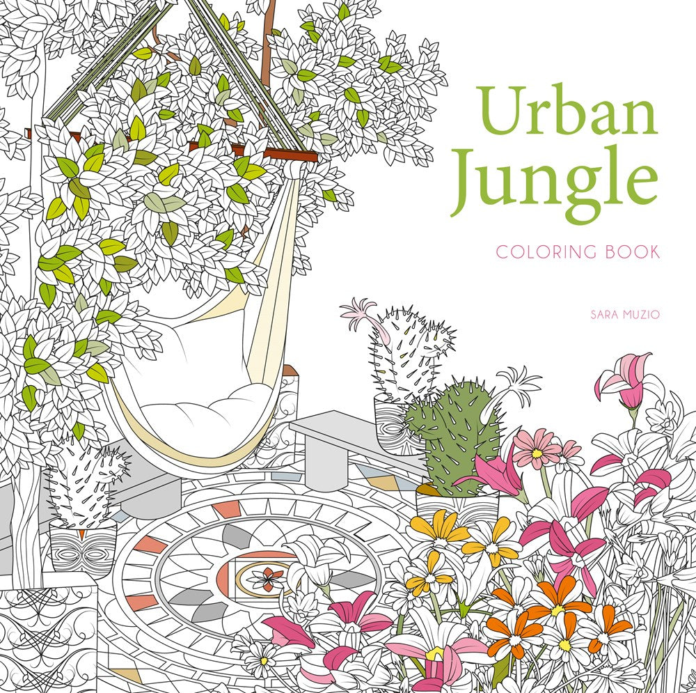 Urban Jungle Coloring Book by Muzio. Sara 9788854418424