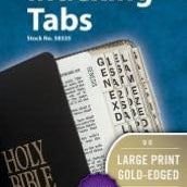 Catholic Large Print Gold-Edged Bible Tabs (Old & New Testament) by Tabbies 9789900493358_624990b6-9f1d-4f42-a893-f3d296d1b840