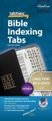 Catholic Large Print Gold-Edged Bible Tabs (Old & New Testament) by Tabbies 9789900493358_624990b6-9f1d-4f42-a893-f3d296d1b840