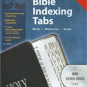 Protestant Mini Silver-Edged Bible Tabs by Tabbies 9789900493433