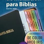 Bible Tab-Spa-Rainbow: Spanish Rainbow Catholic Bible Tabs [With Booklet] by Tab 9789900493471_ed1436e4-92c7-4368-b481-9ef170c0c11f
