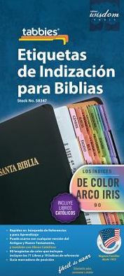 Bible Tab-Spa-Rainbow: Spanish Rainbow Catholic Bible Tabs [With Booklet] by Tab 9789900493471_ed1436e4-92c7-4368-b481-9ef170c0c11f
