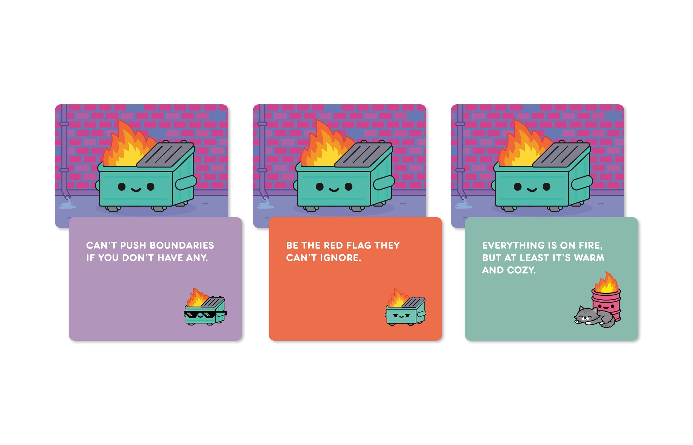 Anti-Affirmations for Your Dumpster Fire Life: 52-Card Deck & Stand by Torrence. Truck 20 9798217035496_1