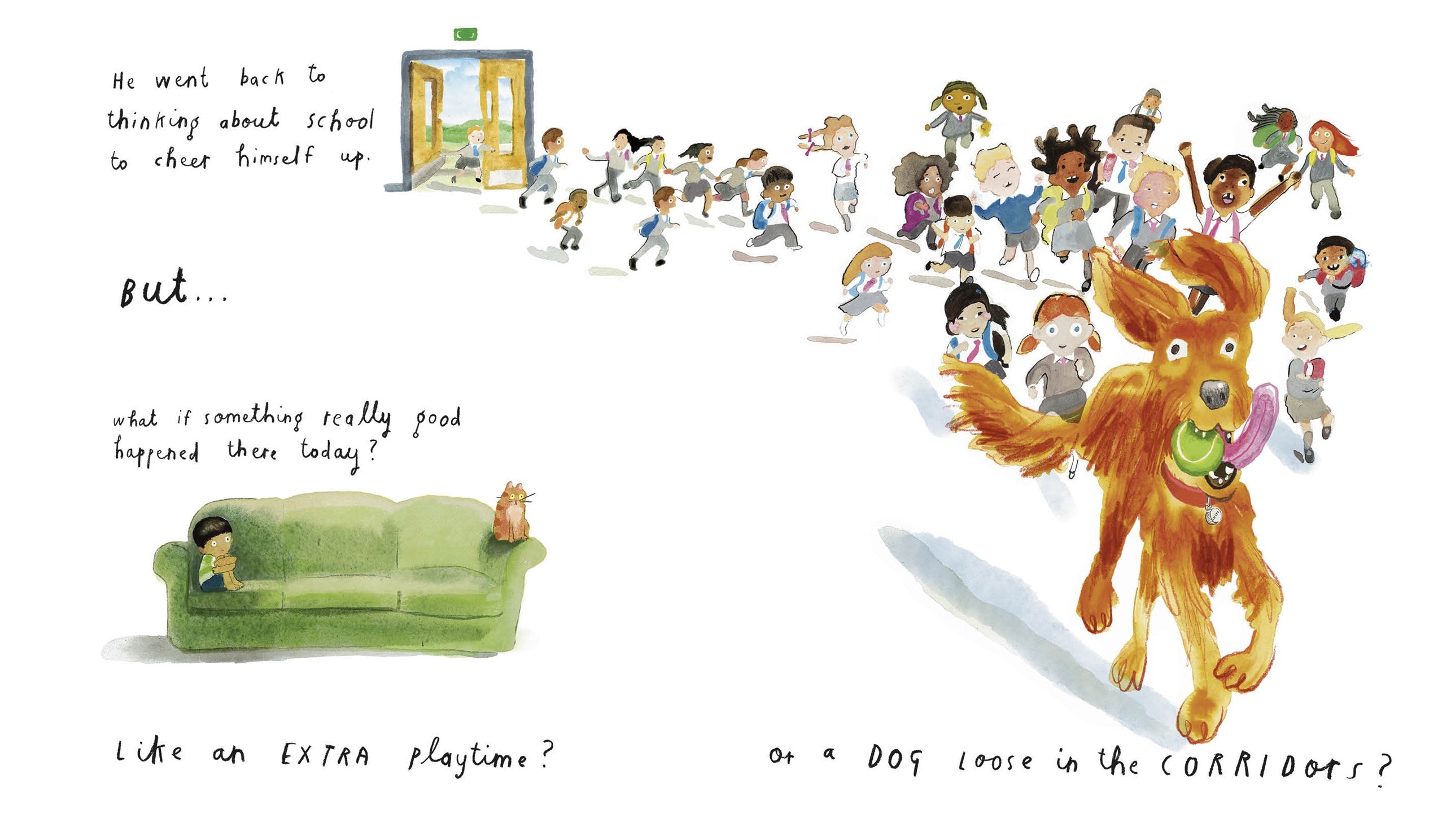 A Day off School by Jeffers. Oliver, Illustrated by Waldron. Kevin 20 9798217039999_2
